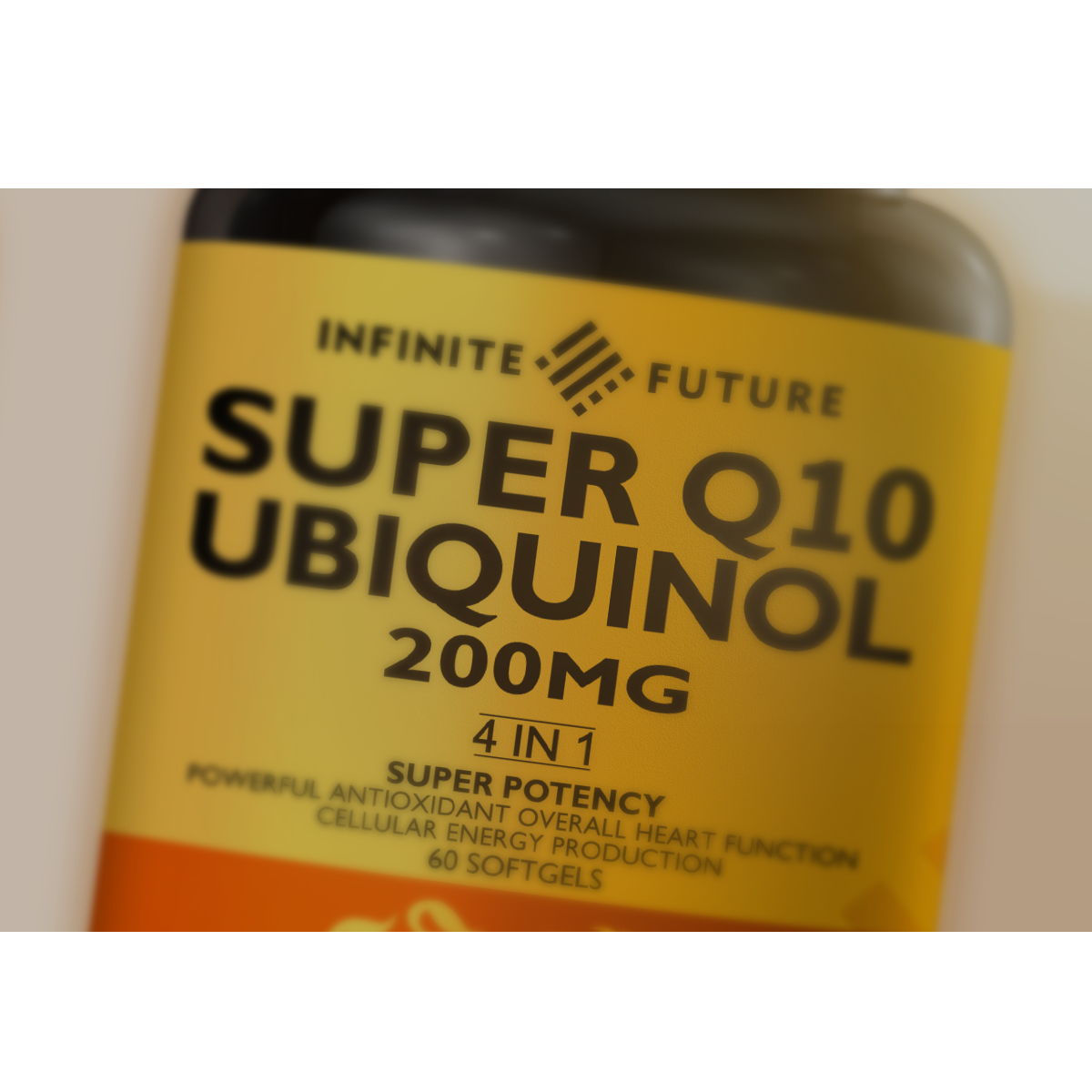 INFINITE FUTURE CO-Q10H2 UBIQUINOL 200MG 60 SOFTGELS