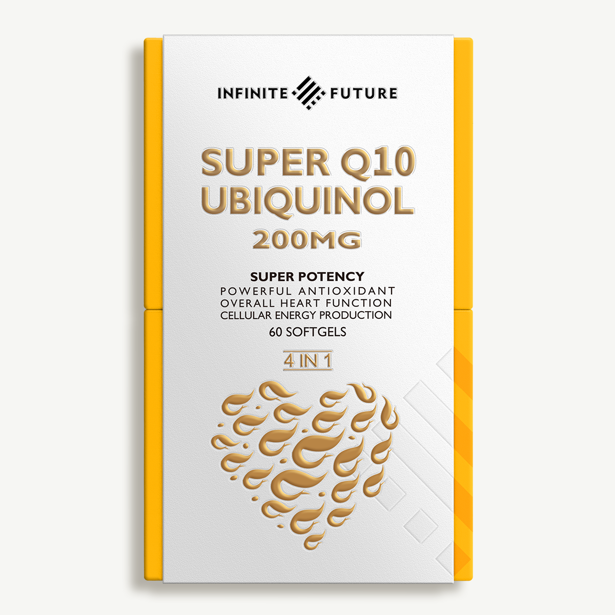 INFINITE FUTURE CO-Q10H2 UBIQUINOL 200MG 60 SOFTGELS