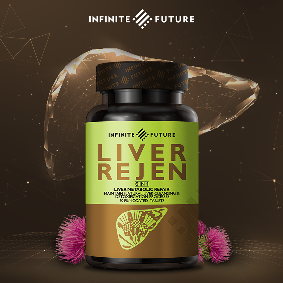 INFINITE FUTURE LIVER REJEN 60 TABLETS