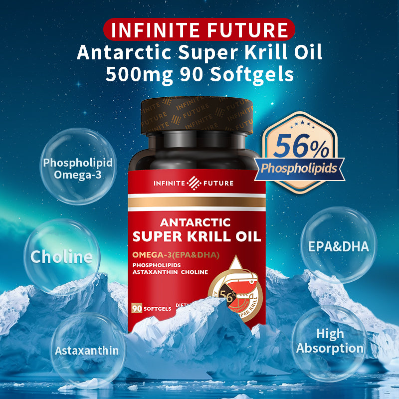 INFINITE FUTURE ANTARCTIC SUPER KRILL OIL 90 SOFTGELS