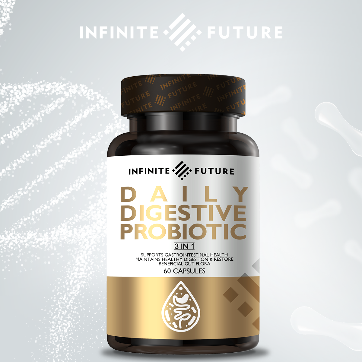 INFINITE FUTURE DAILY DIGESTIVE PROBIOTIC 60 CAPSULES