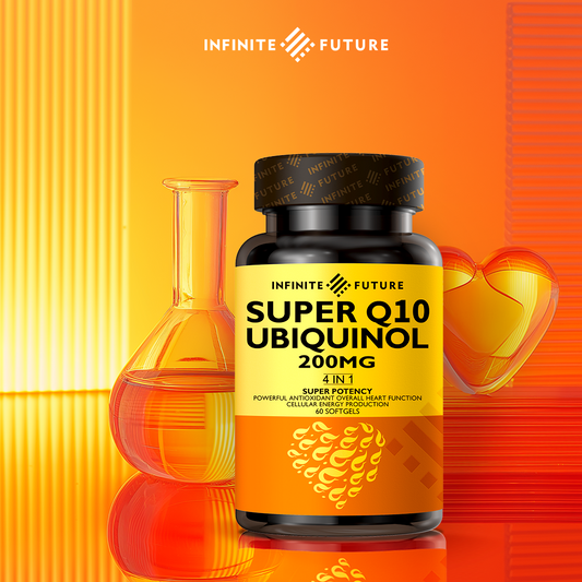 INFINITE FUTURE CO-Q10H2 UBIQUINOL 200MG 60 SOFTGELS