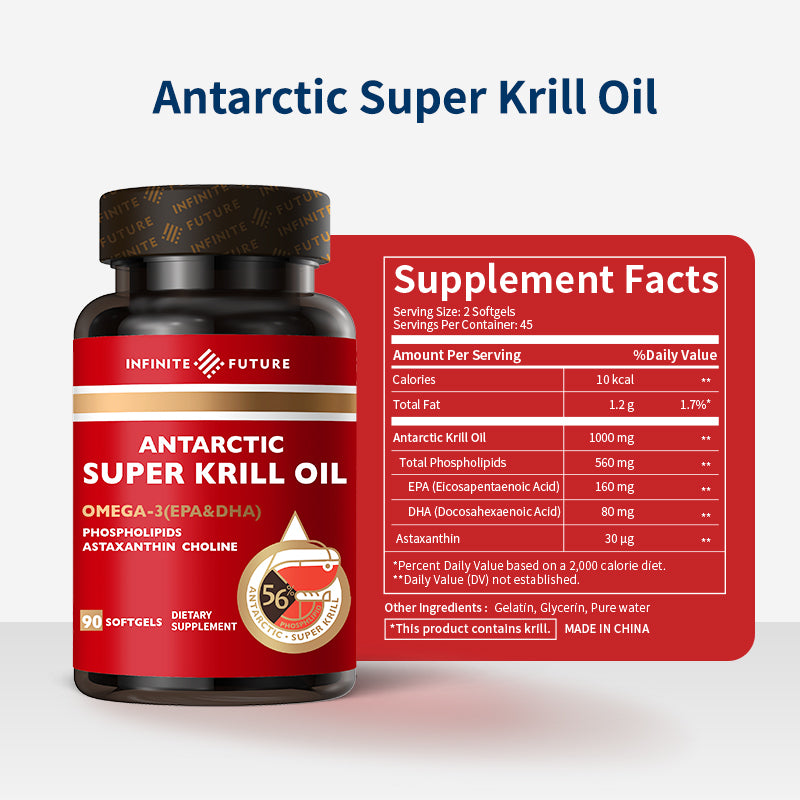 INFINITE FUTURE ANTARCTIC SUPER KRILL OIL 90 SOFTGELS