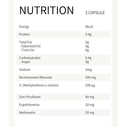 INFINITE FUTURE NAD＋ RESTORE 60 CAPSULES